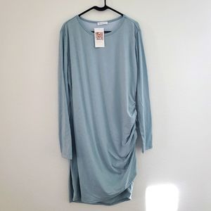 NWT Kirundo Casual Wrap Ruched Dress